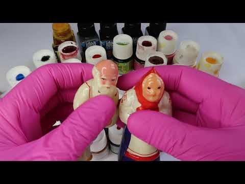 🎄Краски для реставрации елочных игрушек /🎄 eлочные игрушки СССР / винтажные