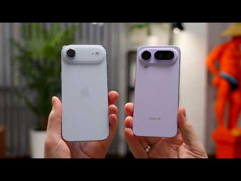 Apple прос*ала все? Honor Magic 8 Pro Air vs iPhone Air. Распаковка - сравнение.