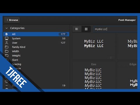 Font Manager for Linux | Free / Open Source