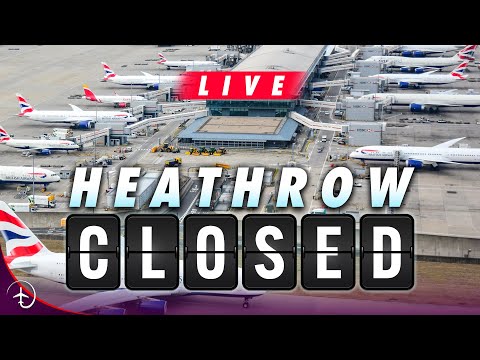 London Heathrow CLOSED due to FIRE! Pilots react live