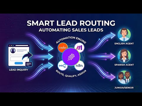 Smart Lead Routing with Skill Based & Weighted Round-Robin | Zapier, Make & n8n Tutorial