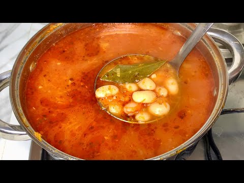 This Greek soup is just a Treasure! I take BEANS and cook a BRILLIANT soup!