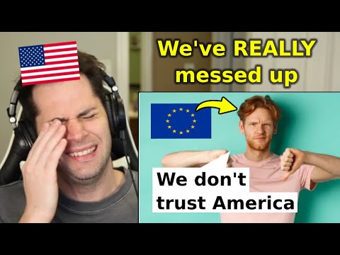 American Reacts to What Europe Thinks of America Right Now
