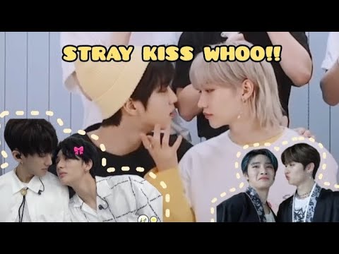 StrayKids trying to kiss each other for 9 minutes straight