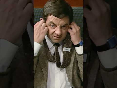 Mr Bean Needs Silence⦠#classicmrbean #britishcomedy #classicbean #shorts