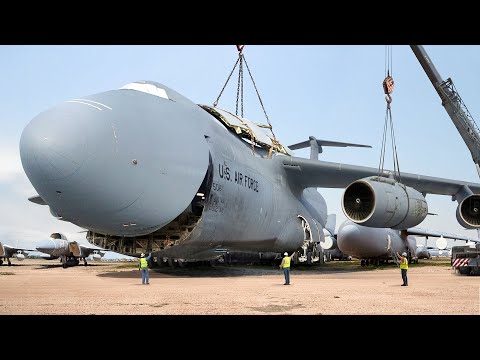 How The US Air Force Recycles Gigantic Dying Aircraft - Boneyard