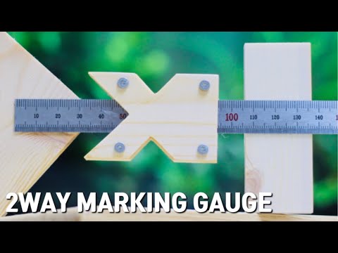 2WAY RULER MAKING GAUGE JIG / WOOD CRAFTS
