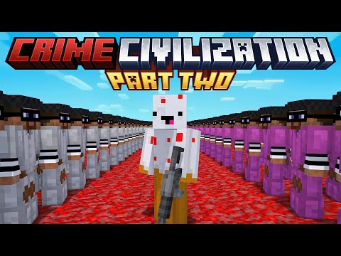 Minecraft But WAR Starts In CRIME CIVILIZATION