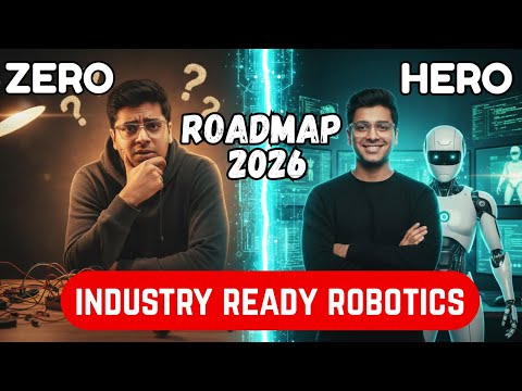 Robotics Roadmap 2026 | Zero to Hero Guide to Become Industry-Ready