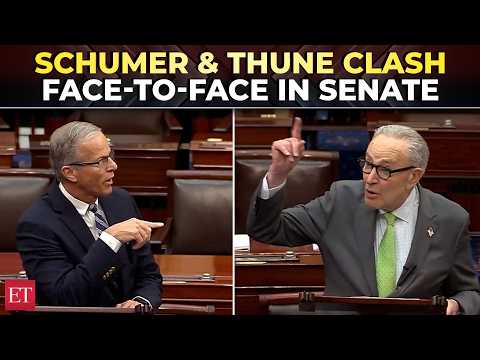 'You can’t win this!': Schumer takes on Thune in heated Senate war of words over DHS funding crisis