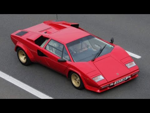 Lamborghini Countach Euro Tour part 1. We visit Bugatti & then go find a derestricted Autobahn..