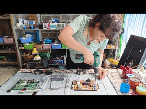 Repair LG 42LB551T TV with broken power oscillator IC