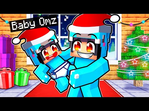 My BABY'S First Christmas In Minecraft