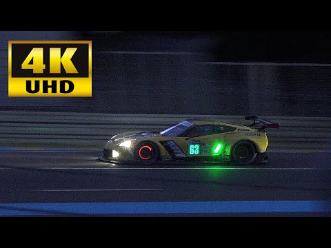 4K Le mans 2019 Pure Sound and glowing brakes | Arnage - Indianapolis