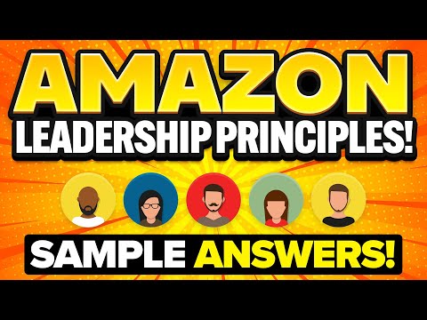 AMAZON LEADERSHIP PRINCIPLES INTERVIEW QUESTIONS & ANSWERS for 2025! (Amazon Interview Prep!)