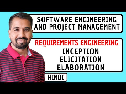 Requirements Engineering - Inception, Elicitation and Elaboration Explained in Hindi