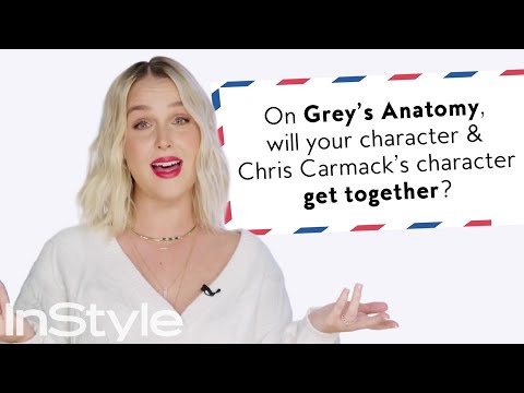 Grey’s Anatomy's Camilla Luddington Answers Fan Mail | InStyle