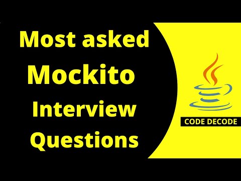 Mockito Junit Interview Question and Answer for fresher and experienced with example | Code Decode