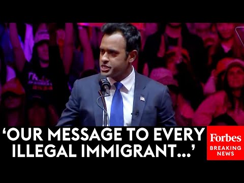 Vivek Ramaswamy Sends Blunt Messages To Illegal Immigrants, Gen Z, And More At Trump's MSG Rally
