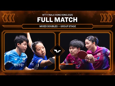 FULL MATCH | Lim/Shin vs Matsushima/Harimoto | XD Groups | #WTTHongKong 2025