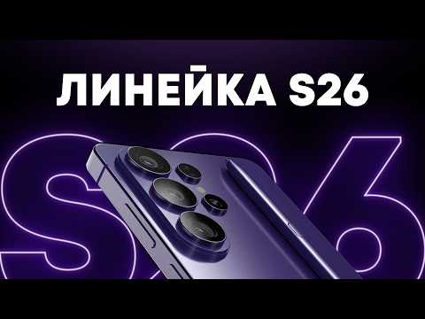 Смотрим новый супер-дисплей S26 Ultra и другие новинки Samsung!