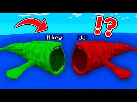 JJ and Mikey Become BLOOP in Minecraft - Maizen?!