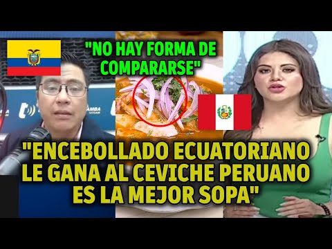 ECUATORIANO QUEDA EN RIDÍCULO CUANDO EXPERTO PERUANO LE EXPLICÓ EL ORIGEN DEL CEVICHE
