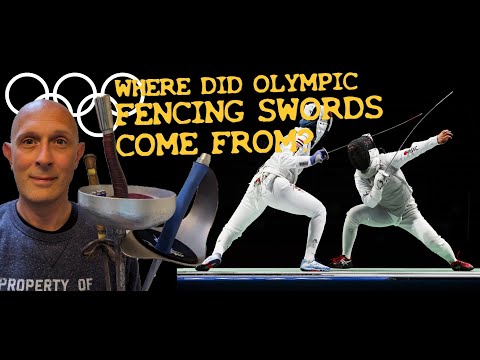THE TRUE ORIGINS: The 3 Olympic Fencing Swords (foil, épée, sabre)