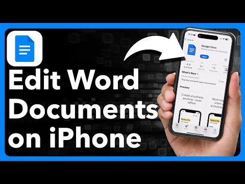 How To Edit Word Documents On iPhone For Free