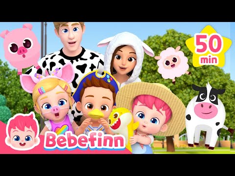 Bebefinn and Animal FriendsㅣMeow Doo Doo DooㅣBest Nursery Rhymes Compilation