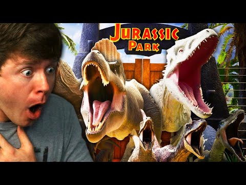 Reacting to the JURASSIC PARK / JURASSIC WORLD Size Comparison!