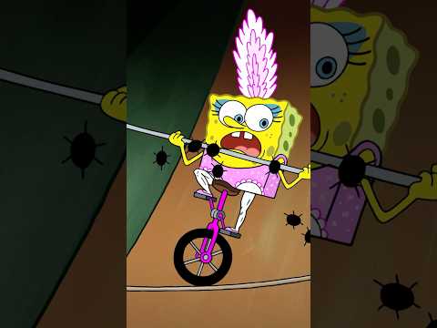 SpongeBob Joins the Circus! 🎪 #shorts