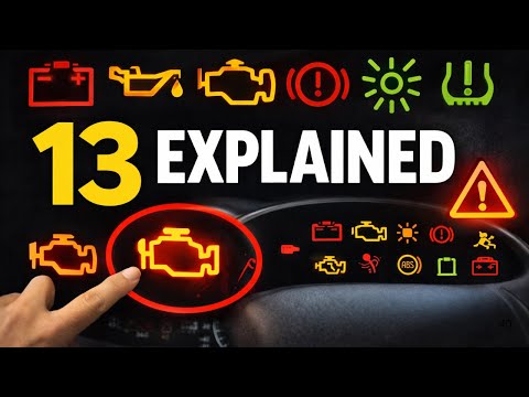 13 Dashboard WARNING LIGHTS In Your Car Explained