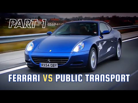 Top Gear - Ferrari 612 Scaglietti vs Public Transport (Part 1)