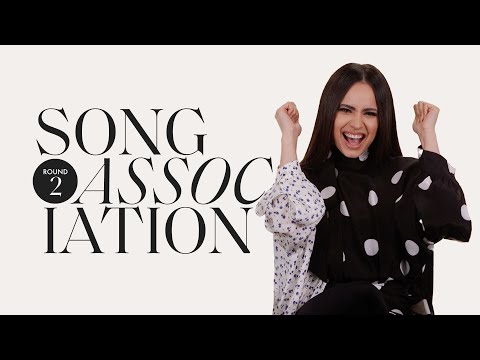 Sofia Carson Sings "Fool's Gold", Taylor Swift and FINNEAS in ROUND 2 of Song Association | ELLE