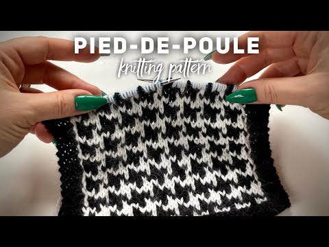 Узор спицами «Гусиные лапки» МОДА на ЖАККАРД! 🦆🦆🦆 Knitting pattern for cardigan