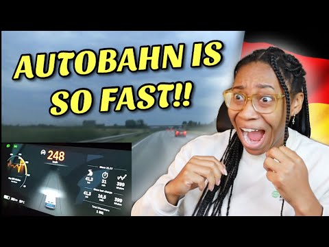 AMERICAN REACTS TO GERMAN AUTOBAHN 😳 (WHAT IS IT REALLY LIKE TO DRIVE IN GERMANY?!)