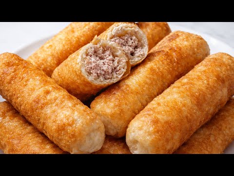 NEW CHINESE TRICK❗ THIS IS BETTER THAN BELIASHI AND CHEBUREKI❗ ADD 2 TBSP OF SOUR CREAM TO THE DOUGH