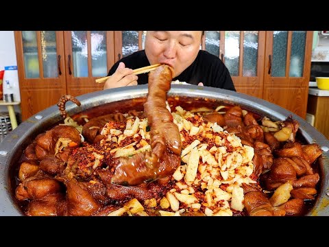 Fried Intestines With Chili, Spicy and Delicious | 5kg Pork Intestine