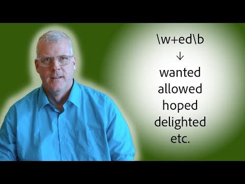 Regular expression tutorial with AntConc