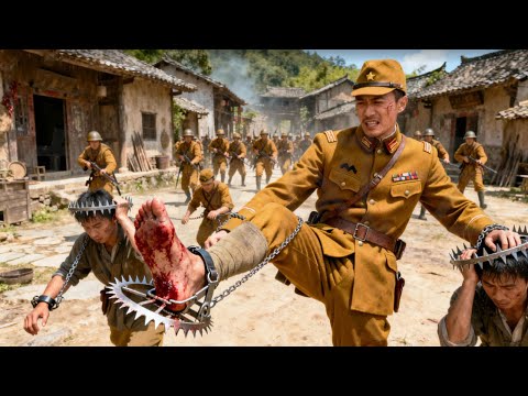 大批日軍進村掃蕩，村民巧用捕獸夾反擊，擊退日軍血濺而逃    ⚔️  抗日  | 战争 | Kung Fu