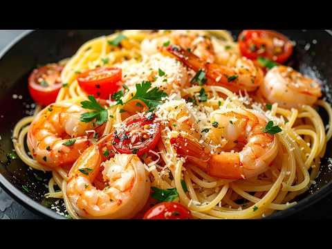 The Secret To Make A Delicious Creamy Shrimp Pasta Recipe | DINNER in 15 MINUTES