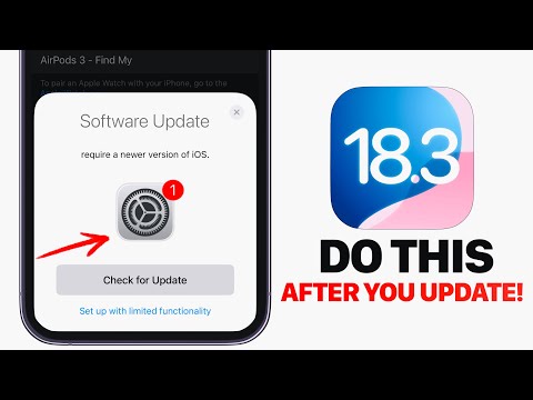 iOS 18.3 - DO THIS After You Update!