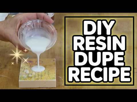 Stop Buying Resin! Try This Easy DIY Glaze That Shines Like Glass