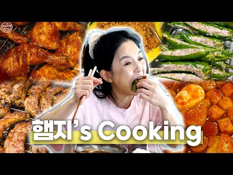 Real Mukbang:) 자기 전에 보는 햄지's 요리모음 10탄!!ㅣHAMZY’s Cooking compilations part 10