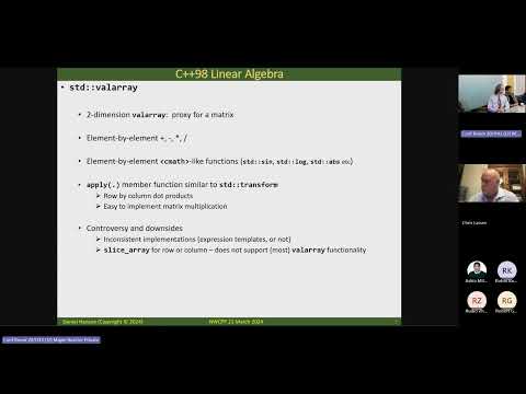 Linear Algebra and the Eigen Library