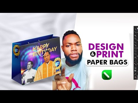 How to Design and Brand a Custom Paper Bag | CorelDRAW Tutorial (POD Tutorial 2025)