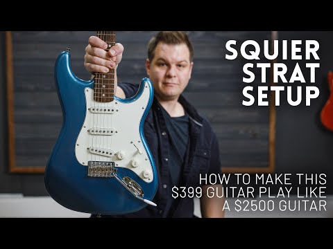 Squier Classic Vibe 60's Strat Full Setup // We make this $399 guitar play like a $2500 guitar!