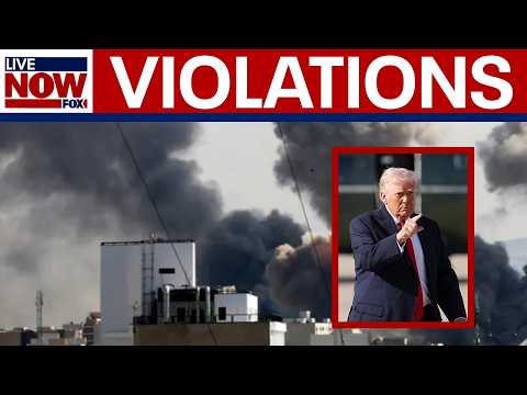 Trump accuses Iran of violating ceasefire 'numerous' times