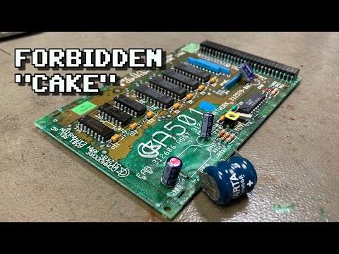 Commodore A501 Amiga RAM Expansion Battery Leakage Repair